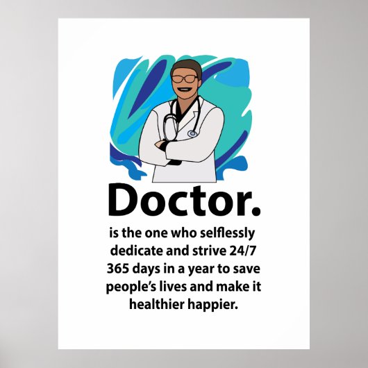 Doctor Appreciation Quote ポスター (正面)