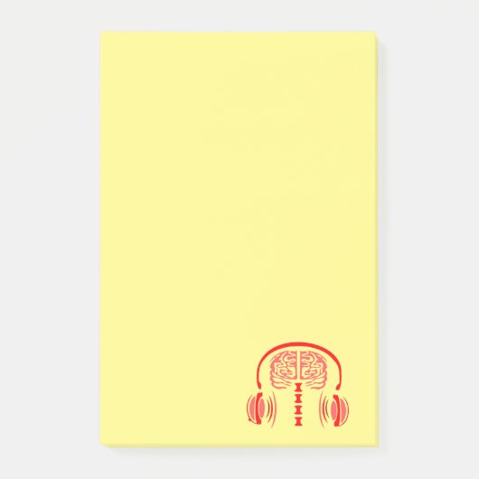 Doctor Brain Tissue 聞's to Music ポストイット (正面)