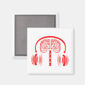 Doctor Brain Tissue 聞's to Music マグネット (正面/裏面)