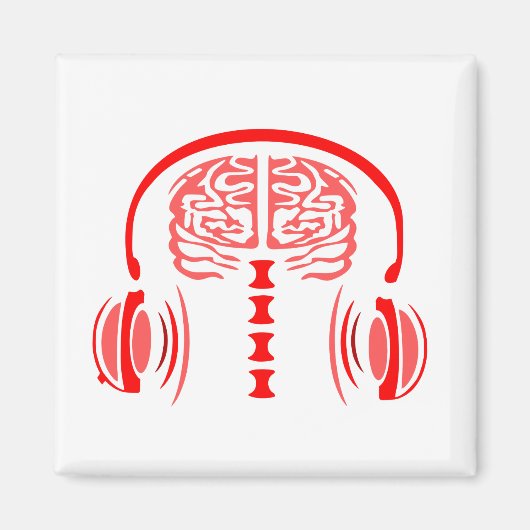 Doctor Brain Tissue 聞's to Music マグネット (正面)