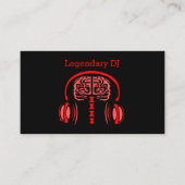 Doctor Brain Tissue 聞's to Music 名刺 (正面)