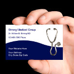 Doctor Business Cards 予約カード<br><div class="desc">Doctor office business cards with graphic image of a stethoscope, appointment card on back, and great text layout you can customize online. Modern design stands out and gives your business card some character and style, with ability to change the white background color. Designed as a business card template for a...</div>
