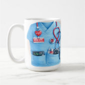 Doctor Coat Stethoscope Mug | Custom Medical Nurse コーヒーマグカップ (左)