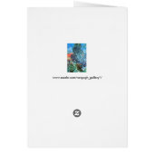 Doctor Gachet's Garden, Auvers by Vincent van ゴッホ (裏面)