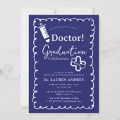 Doctor Graduation Party Invitation 招待状 (正面)