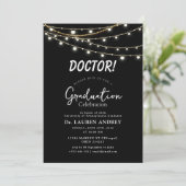 Doctor Graduation Party Invitation 招待状 (スタンド正面)