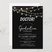 Doctor Graduation Party Invitation 招待状 (正面/裏面)