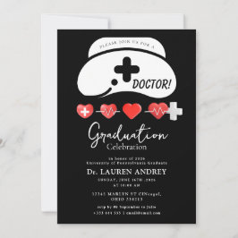 Doctor Graduation Party Invitation 招待状
