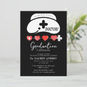 Doctor Graduation Party Invitation 招待状 (スタンド正面)