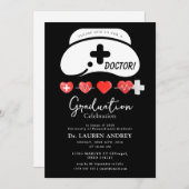 Doctor Graduation Party Invitation 招待状 (正面/裏面)