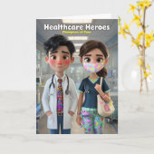 Doctor Greeting Card カード (黄色い花)