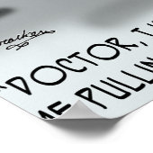 Doctor Handles Pulled Hamstring Unprofessionally ポスター (角)