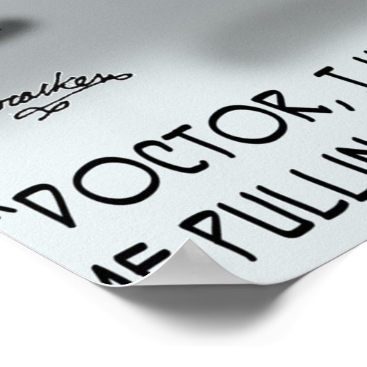 Doctor Handles Pulled Hamstring Unprofessionally ポスター (角)