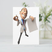 Doctor Holding Some紙招待状 招待状 (スタンド正面)