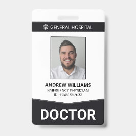 Doctor Hospital Medical Staff IDバッジ バッジ