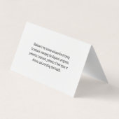 Doctor in Lab Coat |心臓病ロゴ 名刺 (裏面)