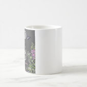 Doctor MD Stethoscope Floral Personalized コーヒーマグカップ (中央)