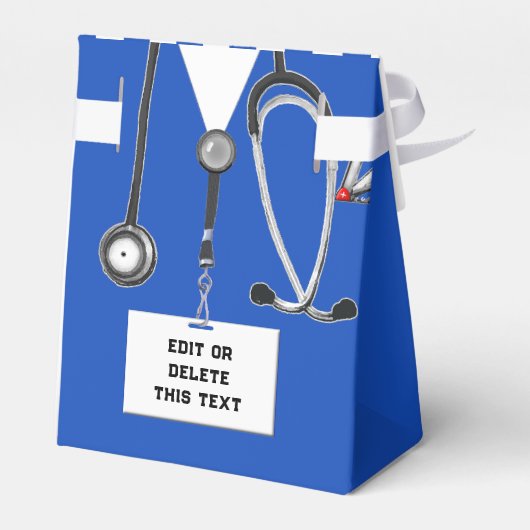 Doctor Med School Grad Favor Box フェイバーボックス (裏面サイド)
