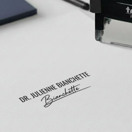 Doctor Medical Signature Professional Office セルフインキングスタンプ