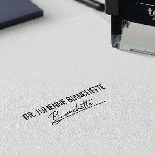 Doctor Medical Signature Professional Office セルフインキングスタンプ