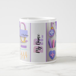 Doctor Mug Medical Themed Gift for Healthcare Prof ジャンボコーヒーマグカップ