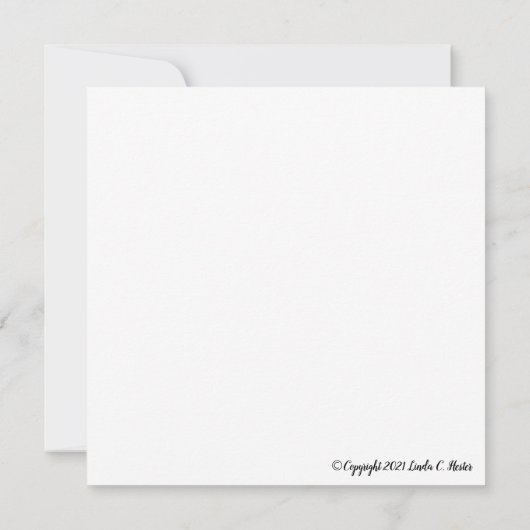 Doctor Note Card w Little Miss Sweet Pea 招待状 (裏面)