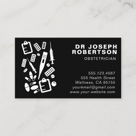 Doctor, Nurse, Phamacist 名刺 (正面)