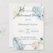 Doctor nurse retirement invitation 招待状 (正面)