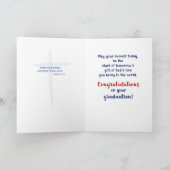 Doctor of Ministry Cross Blue Water color カード (内部)