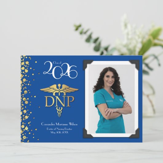 Doctor of Nursing Practice Graduation Announcement 招待状 (スタンド正面)