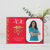 Doctor of Nursing Practice Graduation Announcement 招待状 (スタンド正面)