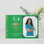 Doctor of Nursing Practice Graduation Announcement 招待状 (スタンド正面)