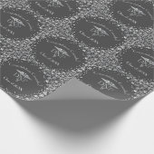 Doctor of Nursing Practice Graduation Grey Silver ラッピングペーパー (角)
