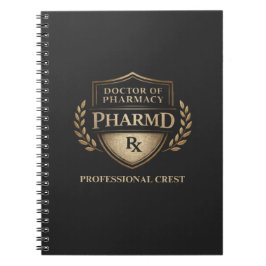 Doctor of Pharmacy Professional Crest ノートブック