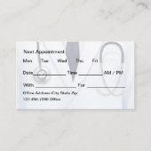 Doctor Officeアポイントメントカード一括予算 予約カード (正面)