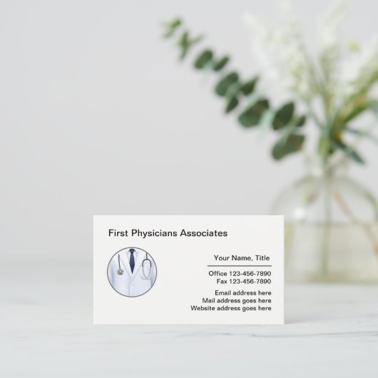 Doctor Office名刺 名刺 (スタンド正面)