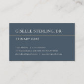 Doctor Office Blue Appointment Reminder 名刺 (正面)