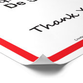 Doctor Office Copayment Wall Sign スペインの English ポスター (角)