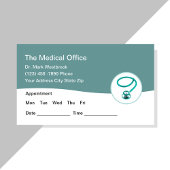 Doctor Office Patientアポイントメント名刺 名刺