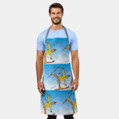 Doctor On Skis エプロン (着用した状態)