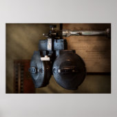 Doctor - Optometry - An old phoropter ポスター (正面)