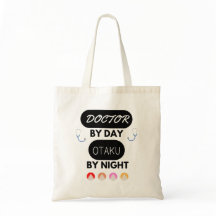 Doctor Otaku Tote bag (White)