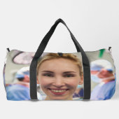 Doctor Photo Customize Personalize ダッフルバッグ (裏面)