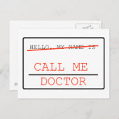 Doctor Post Cardに電話 ポストカード (正面/裏面)