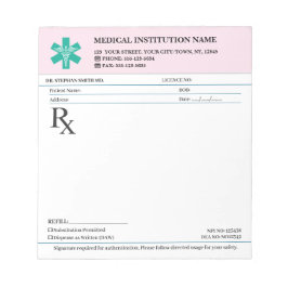 Doctor Prescription Medical RX Pad – Security Rose ノートパッド