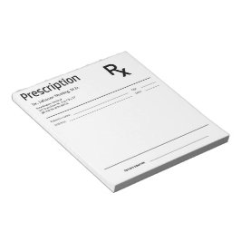 Doctor Prescription Notepad – Editable Doctor RX ノートパッド