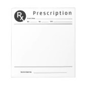 Doctor Prescription Notepad – Editable Doctor RX  ノートパッド (正面)