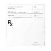 Doctor Prescription Notepad – Editable Doctor RX ノートパッド (正面)