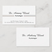 Doctor Psychologist名刺 名刺 (正面/裏面)