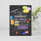 doctor’s birthday 招待状 (スタンド正面)